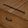 Skrzynia do przechowywania HALDEN 91x91x47 cm Drewno lite Sosna