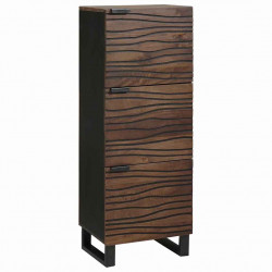 Highboard Brązowy 40 x 33 x 110 cm lite drewno mango