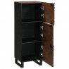 Highboard Brązowy 40 x 33 x 110 cm lite drewno mango