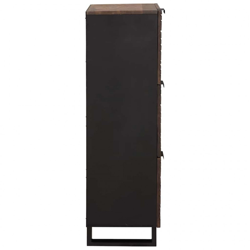 Highboard Brązowy 40 x 33 x 110 cm lite drewno mango