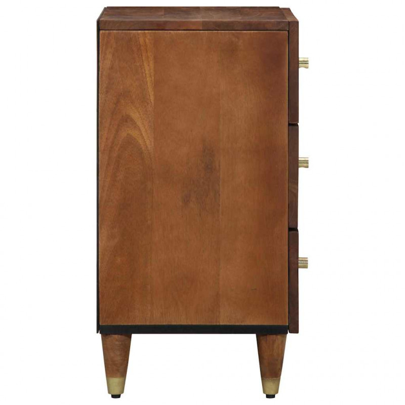 Szafka Nocna Miodowy brąz 50 x 33 x 62 cm Drewno z mango