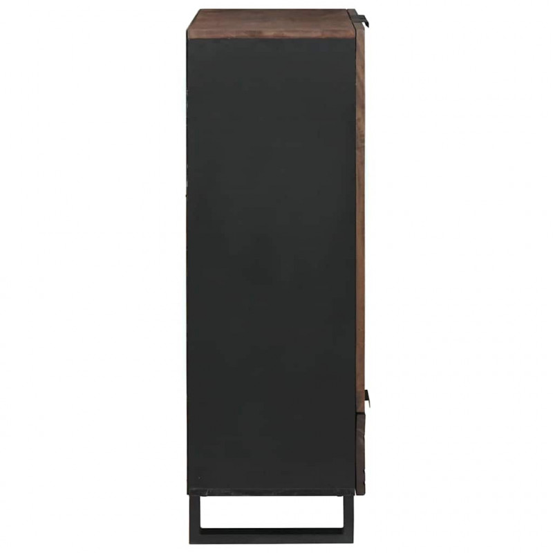 Wysoki Stolik Brązowy 60 x 33 x 100 cm lite drewno mango