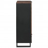 Wysoki Stolik Brązowy 60 x 33 x 100 cm lite drewno mango