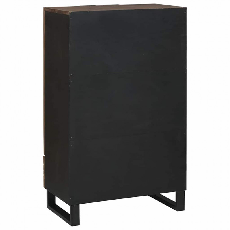 Wysoki Stolik Brązowy 60 x 33 x 100 cm lite drewno mango