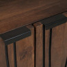 Wysoki Stolik Brązowy 60 x 33 x 100 cm lite drewno mango