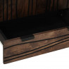 Wysoki Stolik Brązowy 60 x 33 x 100 cm lite drewno mango