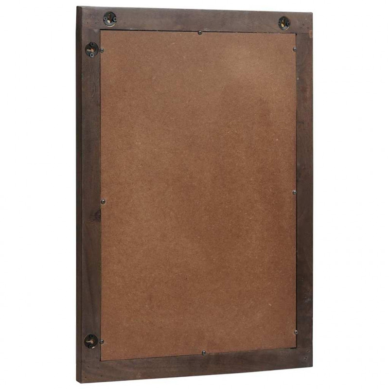 Lustro łazienkowe Montowane na ścianie Brązowy 70 x 50 x 2,5 cm