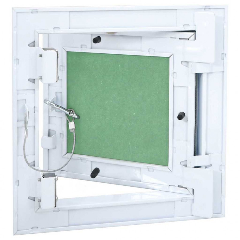Panel dostępu Zielony i Srebrny 20 x 20 cm