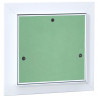Panel dostępu Zielony i Srebrny 20 x 20 cm