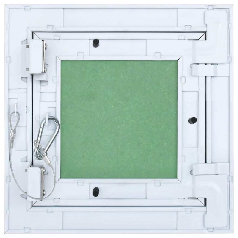 Panel dostępu Zielony i Srebrny 20 x 20 cm