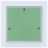 Panel dostępu Zielony i Srebrny 20 x 20 cm