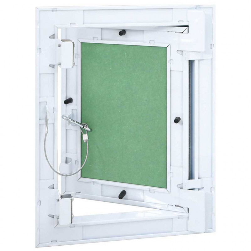Panel dostępu Zielony i Srebrny 20 x 25 cm