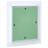 Panel dostępu Zielony i Srebrny 20 x 25 cm