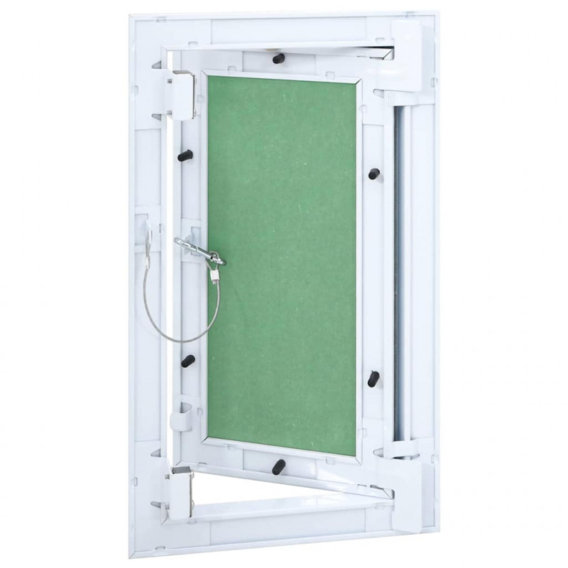 Panel dostępu Zielony i Srebrny 20 x 35 cm