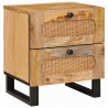 Szafka Nocna Naturalny 40 x 33 x 46 cm Drewno z mango