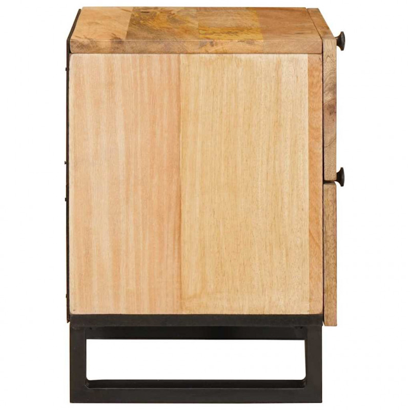 Szafka Nocna Naturalny 40 x 33 x 46 cm Drewno z mango