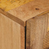 Szafka Nocna Naturalny 40 x 33 x 46 cm Drewno z mango