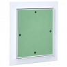 Panel dostępu Zielony i Srebrny 25 x 30 cm
