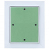 Panel dostępu Zielony i Srebrny 25 x 30 cm