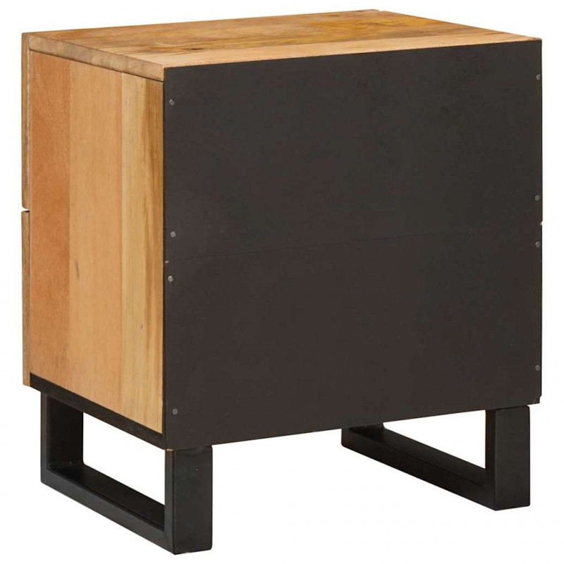Szafka Nocna 2 pcs Naturalny 40 x 33 x 46 cm Drewno z mango
