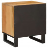 Szafka Nocna 2 pcs Naturalny 40 x 33 x 46 cm Drewno z mango