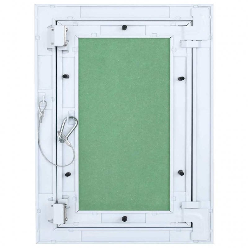 Panel dostępu Zielony i Srebrny 25 x 35 cm