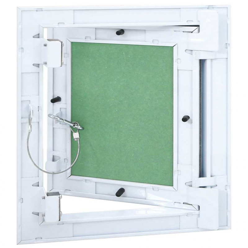 Panel dostępu Zielony i Srebrny 30 x 30 cm