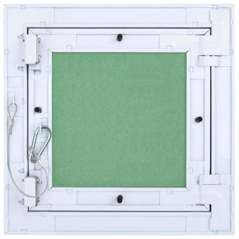 Panel dostępu Zielony i Srebrny 30 x 30 cm