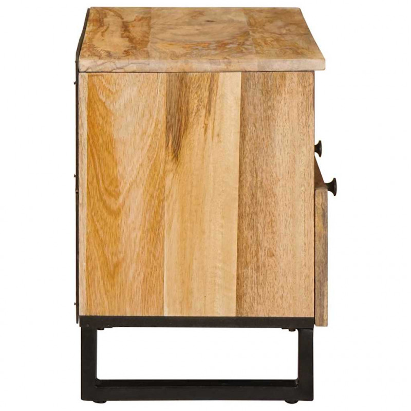 Szafka pod telewizor Brązowy 70 x 33 x 46 cm Drewno z mango