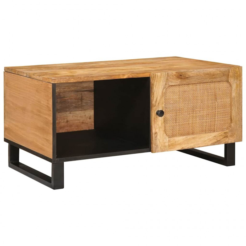 Stolik kawowy Naturalny 80 x 50 x 40 cm Drewno z mango