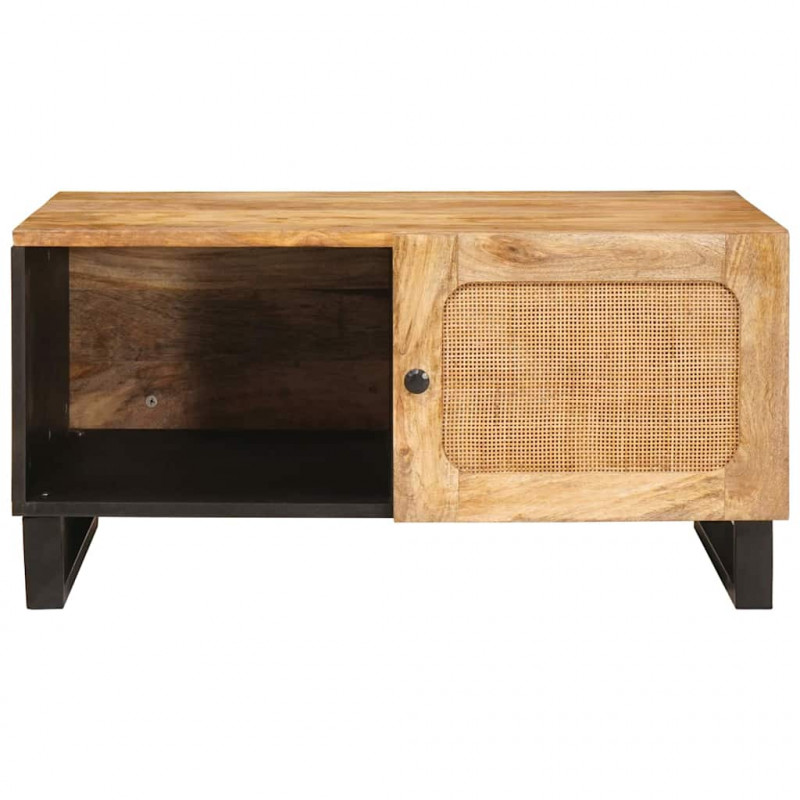 Stolik kawowy Naturalny 80 x 50 x 40 cm Drewno z mango