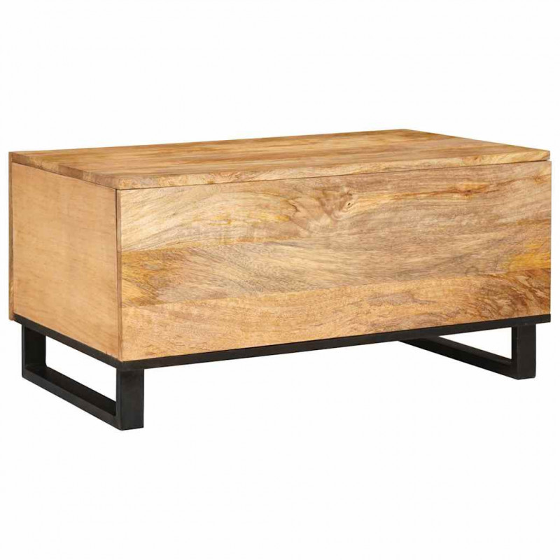 Stolik kawowy Naturalny 80 x 50 x 40 cm Drewno z mango