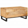 Stolik kawowy Naturalny 80 x 50 x 40 cm Drewno z mango