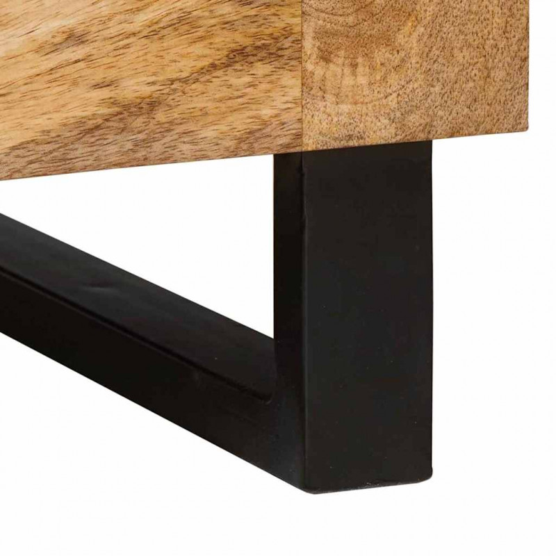 Stolik kawowy Naturalny 80 x 50 x 40 cm Drewno z mango