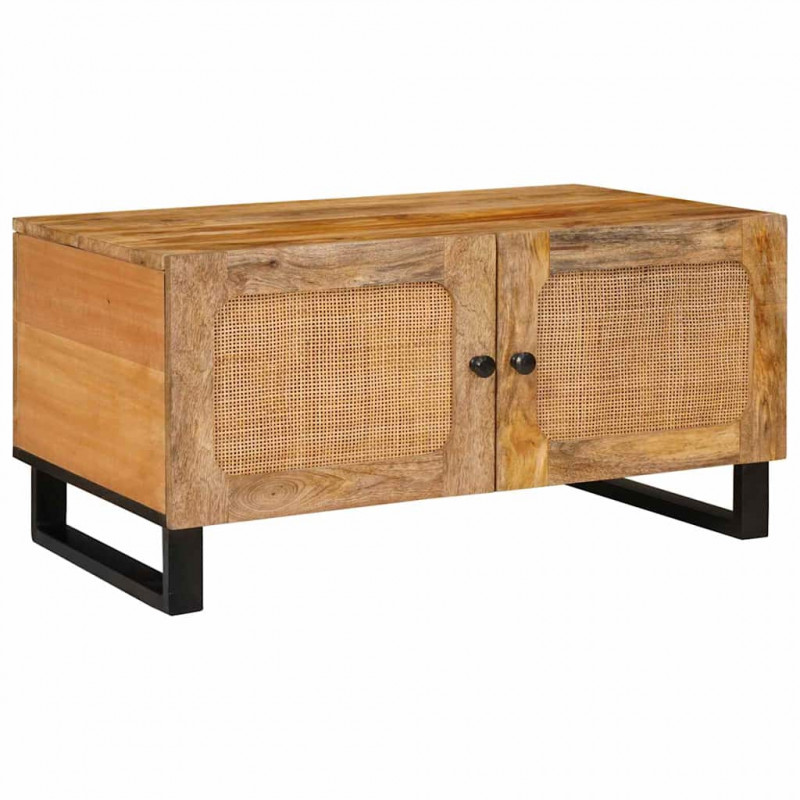 Stolik kawowy Naturalny 80 x 50 x 40 cm Drewno z mango