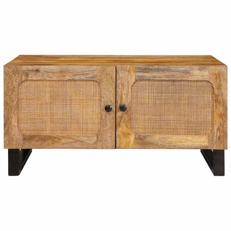 Stolik kawowy Naturalny 80 x 50 x 40 cm Drewno z mango