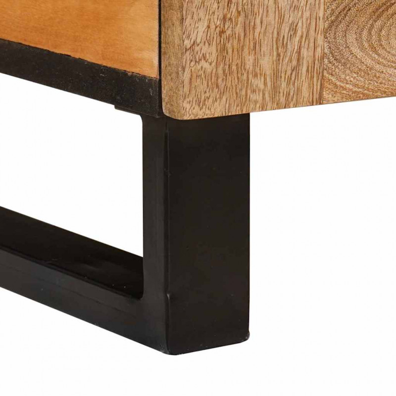 Stolik kawowy Naturalny 80 x 50 x 40 cm Drewno z mango