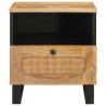 Szafka Nocna Naturalny 40 x 33 x 46 cm Drewno z mango