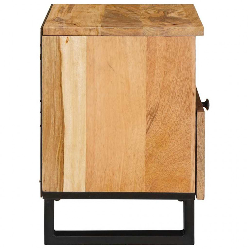 Szafka Nocna Naturalny 40 x 33 x 46 cm Drewno z mango