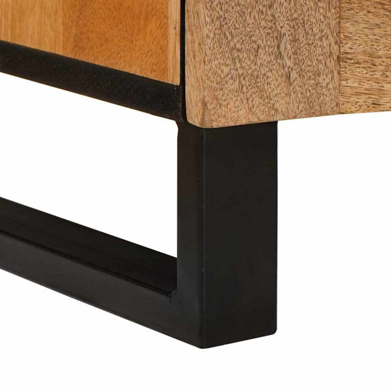 Szafka Nocna Naturalny 40 x 33 x 46 cm Drewno z mango
