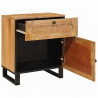 Szafka Nocna Naturalny 50 x 33 x 60 cm Drewno z mango