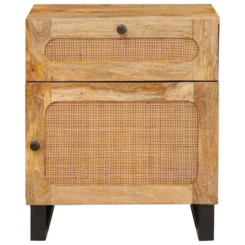 Szafka Nocna Naturalny 50 x 33 x 60 cm Drewno z mango