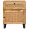 Szafka Nocna Naturalny 50 x 33 x 60 cm Drewno z mango