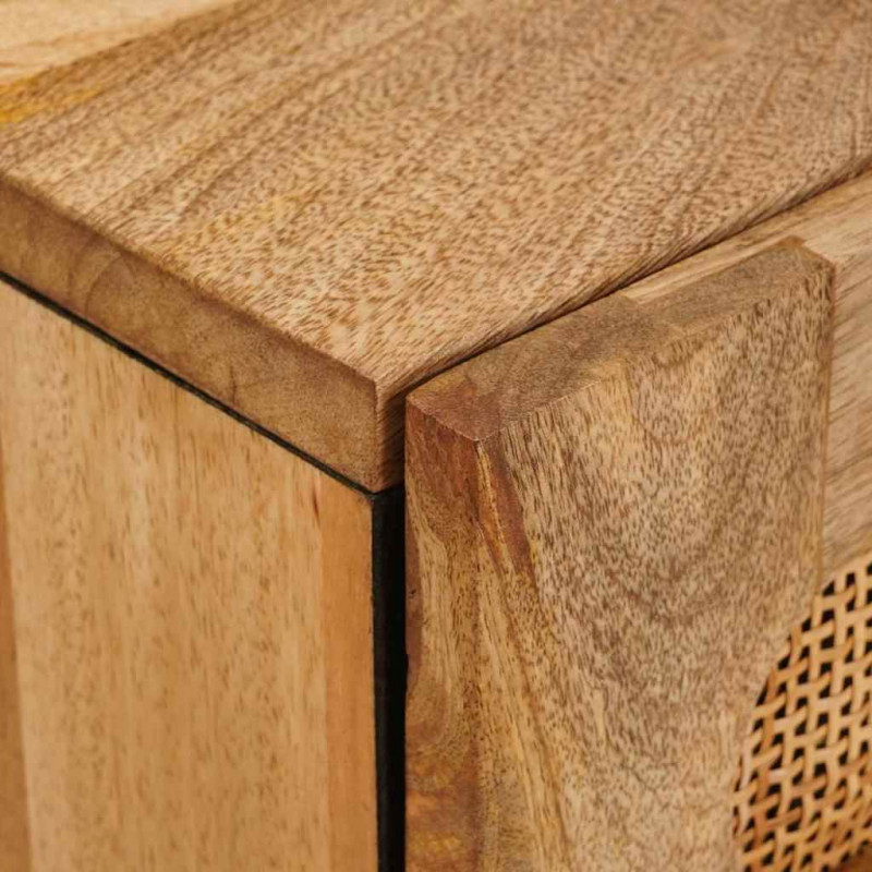 Szafka Nocna Naturalny 50 x 33 x 60 cm Drewno z mango