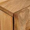 Szafka Nocna Naturalny 50 x 33 x 60 cm Drewno z mango