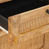 Szafka Nocna Naturalny 50 x 33 x 60 cm Drewno z mango