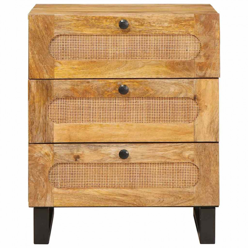 Szafka Nocna Naturalny 50 x 33 x 62 cm Drewno z mango