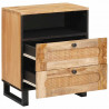 Szafka Nocna Naturalny 50 x 33 x 62 cm Drewno z mango