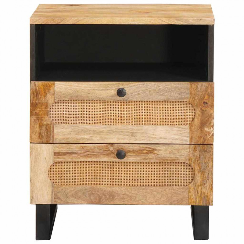 Szafka Nocna Naturalny 50 x 33 x 62 cm Drewno z mango