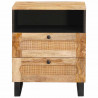 Szafka Nocna Naturalny 50 x 33 x 62 cm Drewno z mango